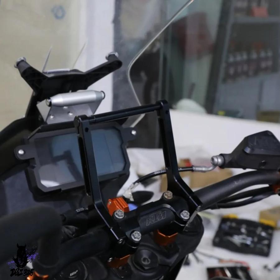 互換品】 ヤマハ XTZ700 XTZ1200用 12mmクランプバー バイクGPS