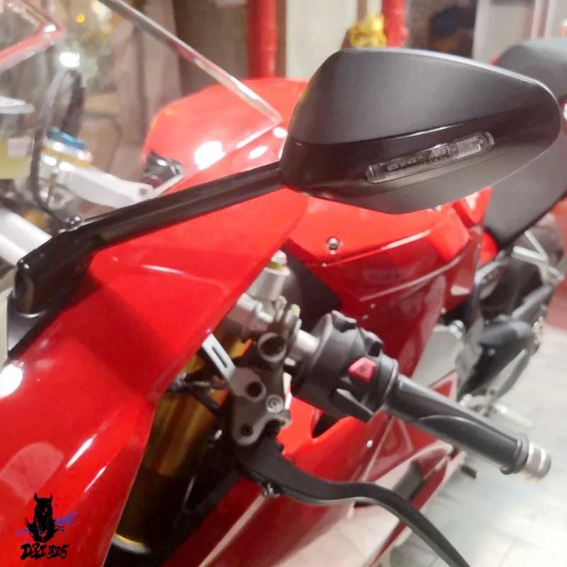 互換品】 Ducati Panigale V4 V4S用 LEDウィンカー付き折りたたみ式