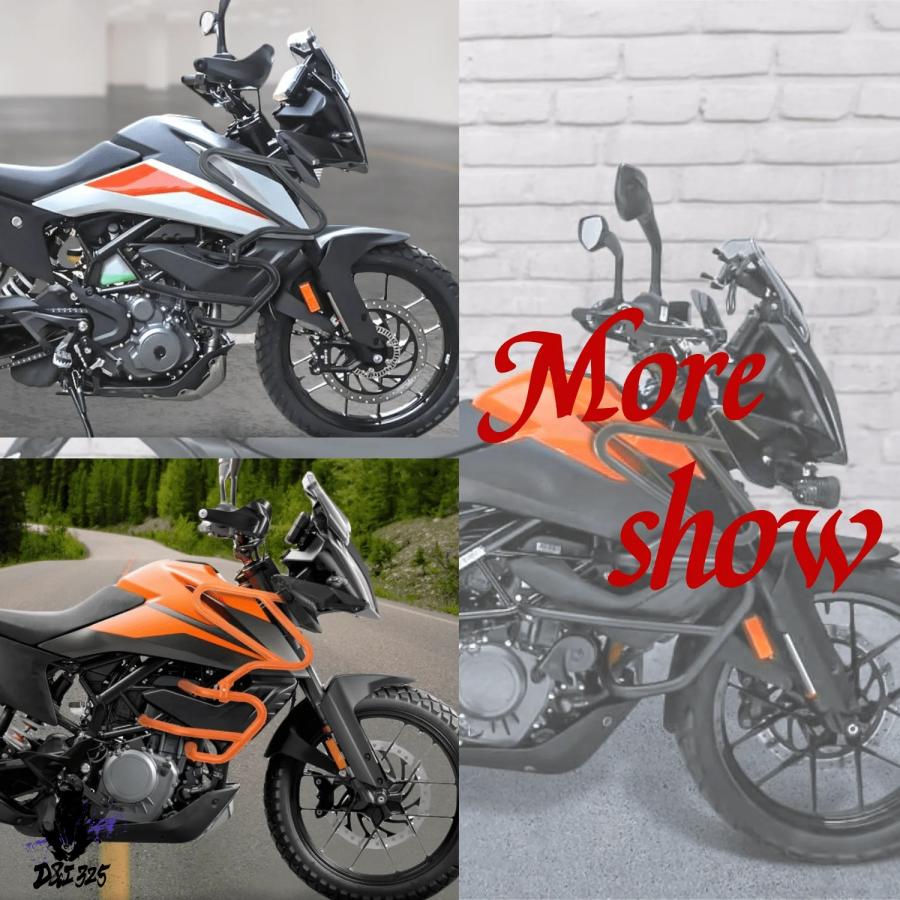 互換品】 KTM 390アドベンチャーカラー2020用クラッシュバーエンジン