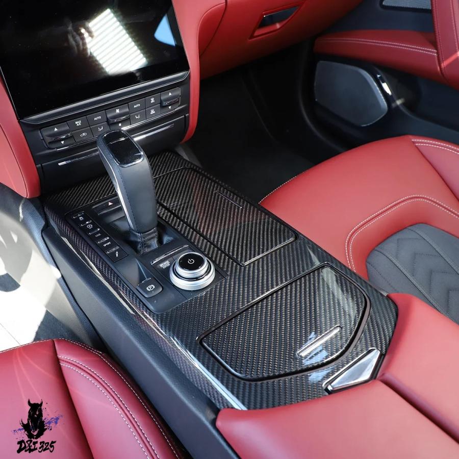 互換品】 マセラティ ギブリ 2014-2023 カーボン カーセンター