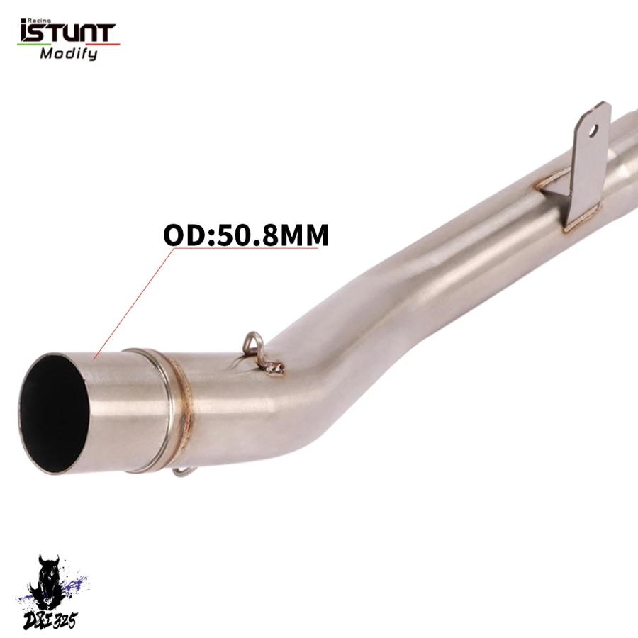 【互換品】 ホンダ CB400X CB400R 2013-2015用カスタムバイクエキゾーストサイレンサーアクセサリー 社外製