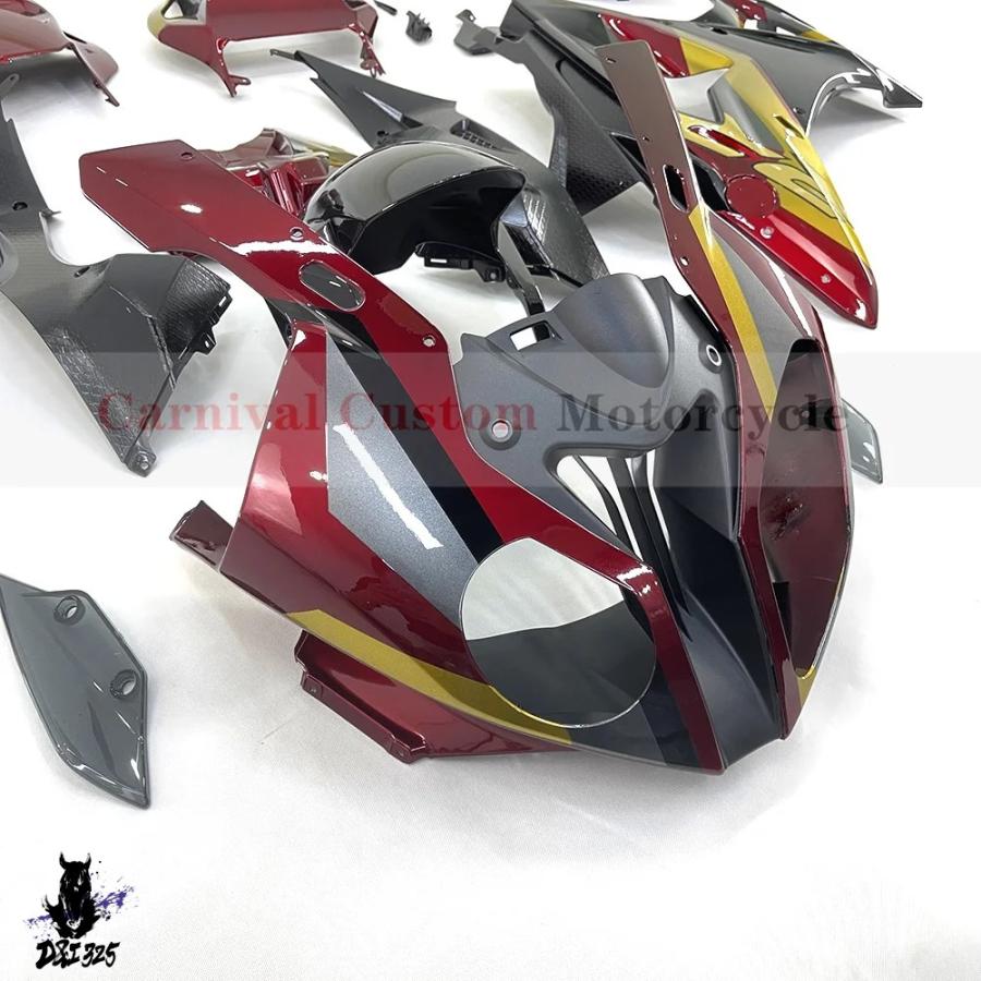 キング 互換品】 BMW S1000RR 2009-2014 赤 金 灰色 - バイクボディパッケージ