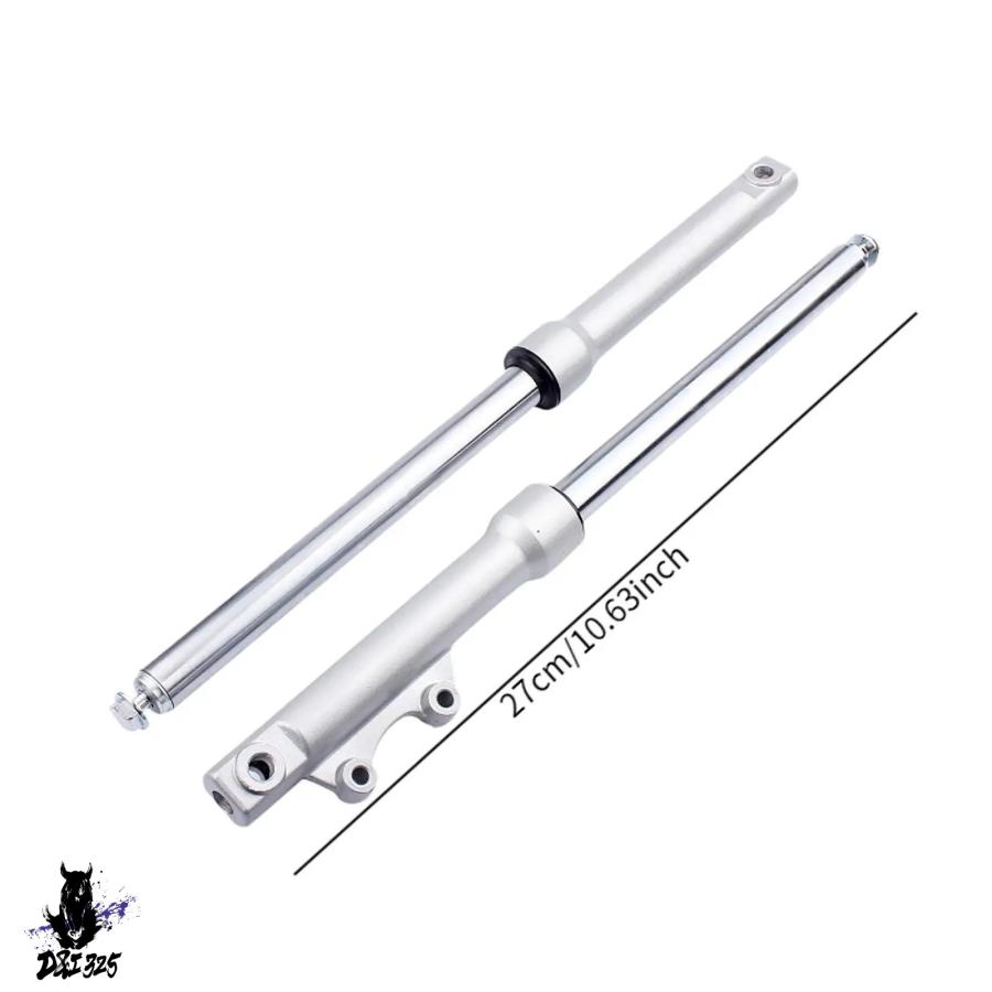 【互換品】 CRF50 XR用 90cc・70ccバイク用 270mmフロントフォークマウントパーツショックアブソーバー2個セット 社外製