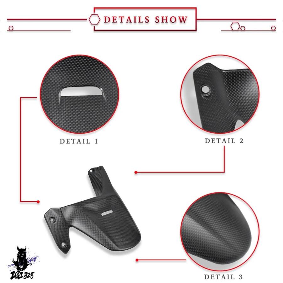 互換品】 ドゥカティディアベル1260 1260s 2019-2022用 軽量カーボン