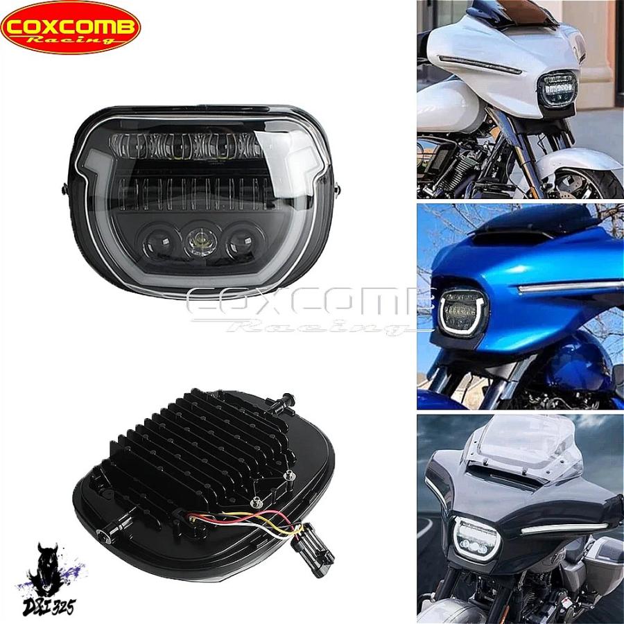 互換品】 ハーレーダビッドソン ストリートグライド 2024LEDヘッド 