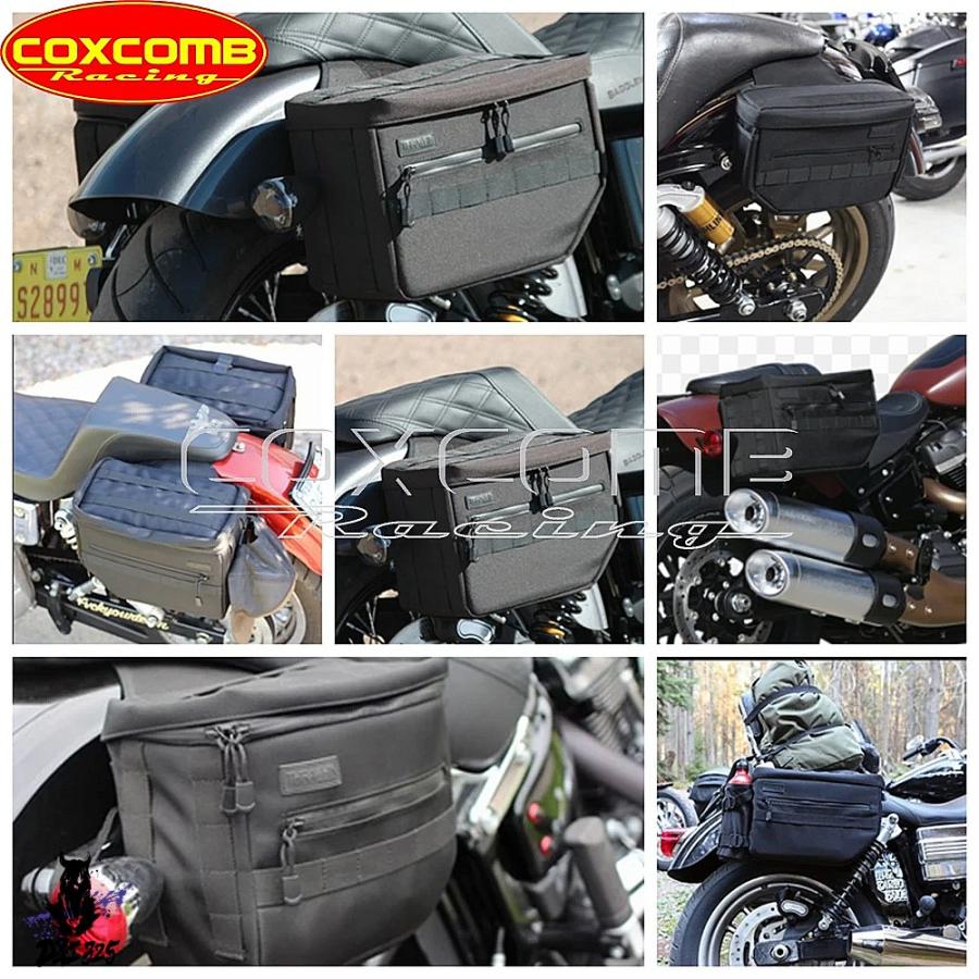 互換品】 ハーレー カスタムツーリングクラブスタイル サドルバッグ