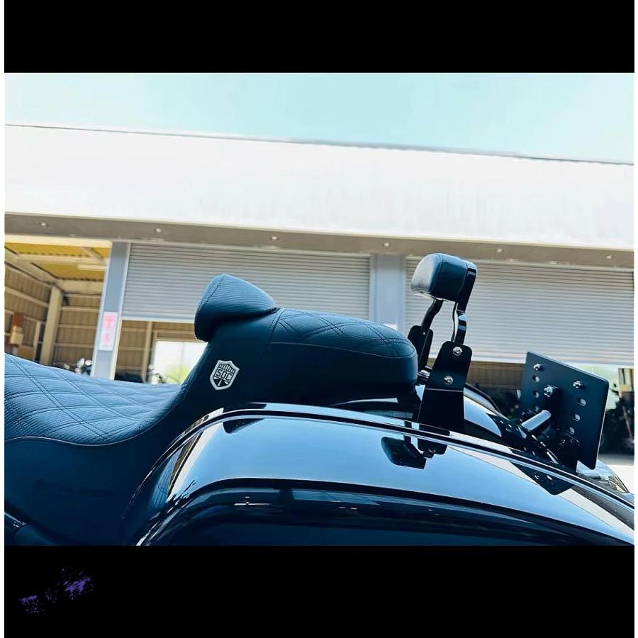 【互換品】 ハーレーダビッドソン ソフテイル ローライダー S ST FXLRS FXLST 2018-2024 用 バイク助手席 スリップオ 社外製の画像