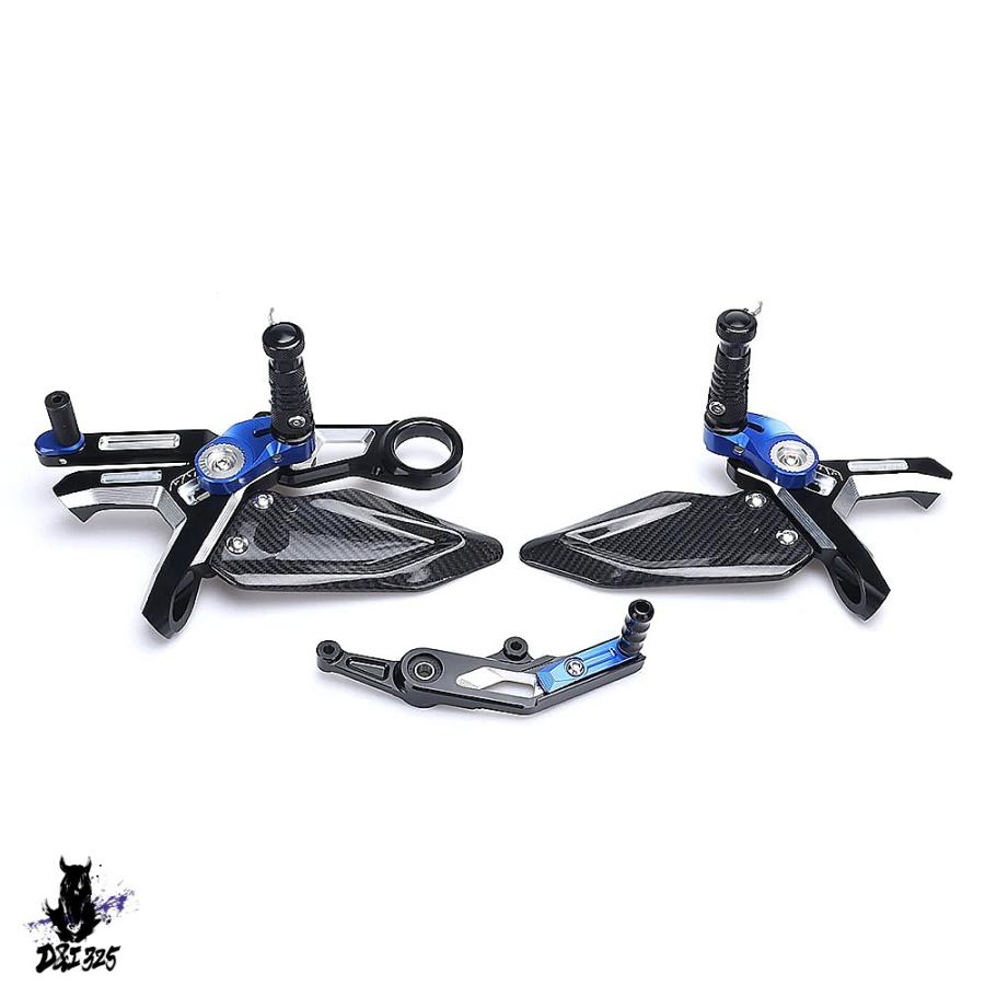 【取り替えっこ品】 BMW S1000RR M1000RR 2019-2023用 自然調整能力のあるな折りたたみ式リアセットフットレスト 社外製