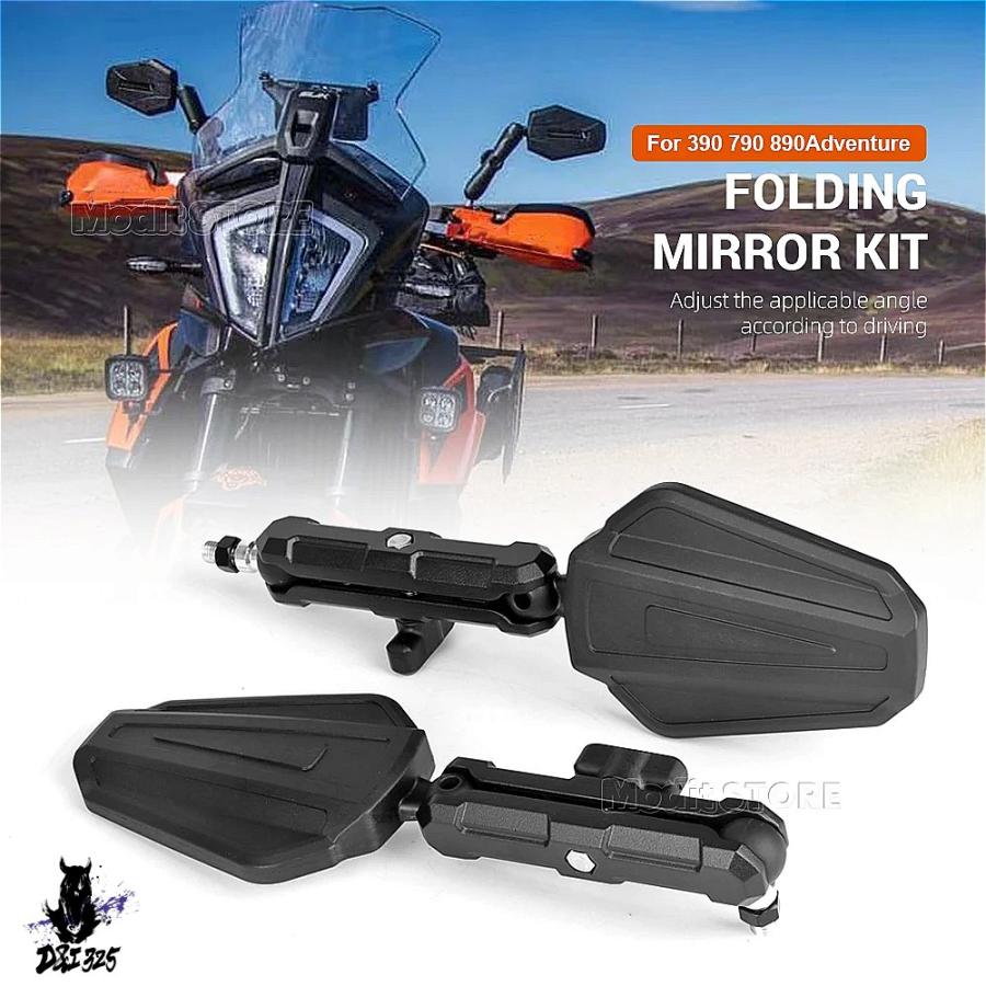 互換品】 KTM アドベンチャーサイドミラー 2 ピース セット 890 790 