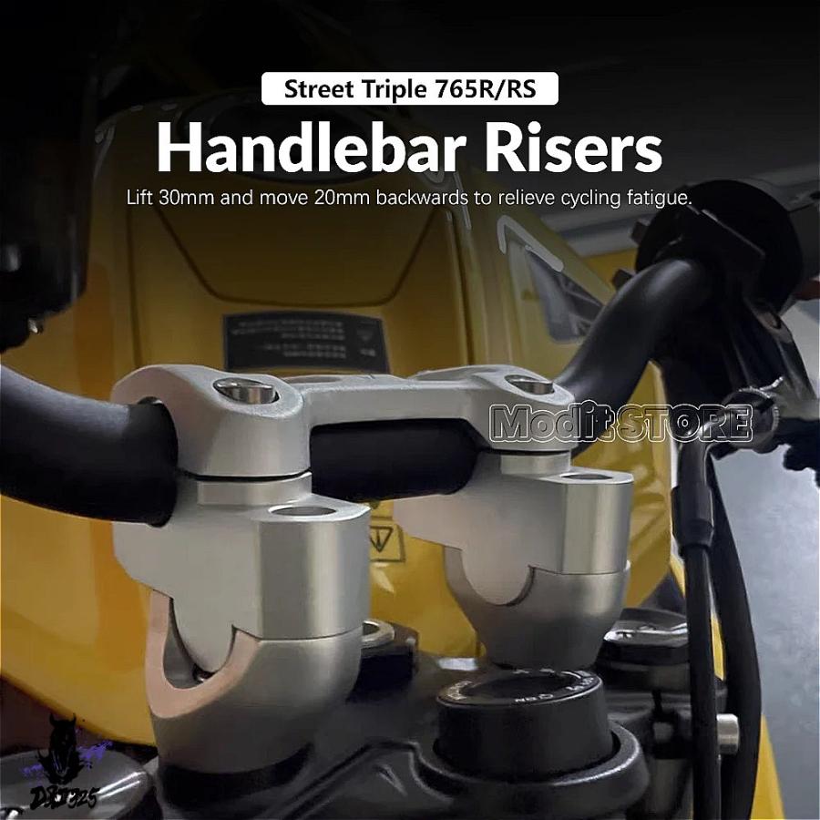 互換品】 ストリートトリプル 765R RS 2023-2025用 ハンドルバー