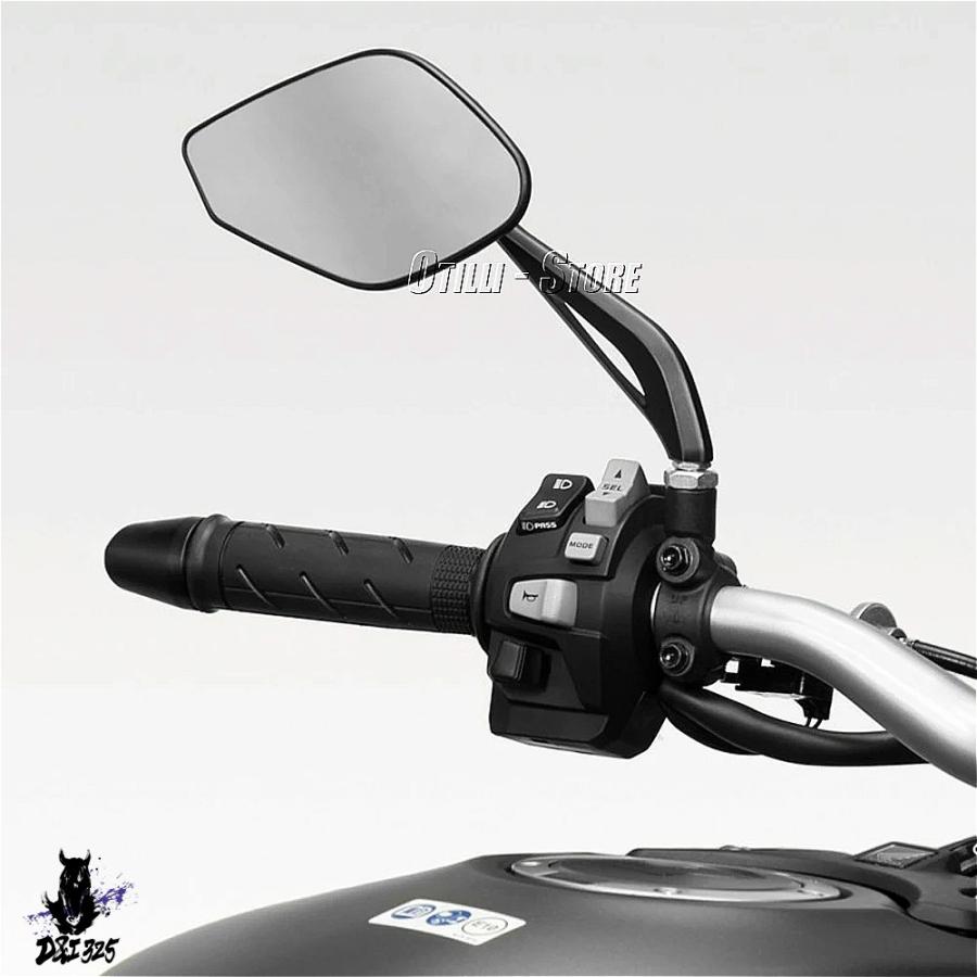 互換品】 ホンダ バイク バックミラー サイドミラー リフレクター