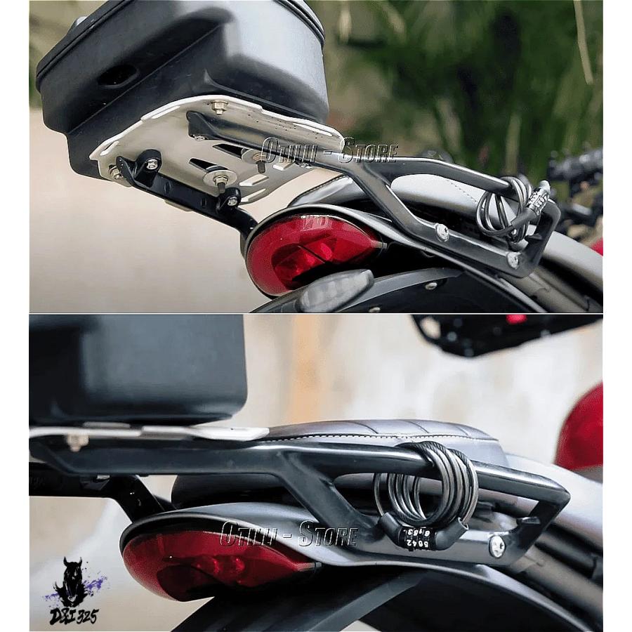 互換品】 スピード400 スクランブラー400x バイク用リアラゲッジラック