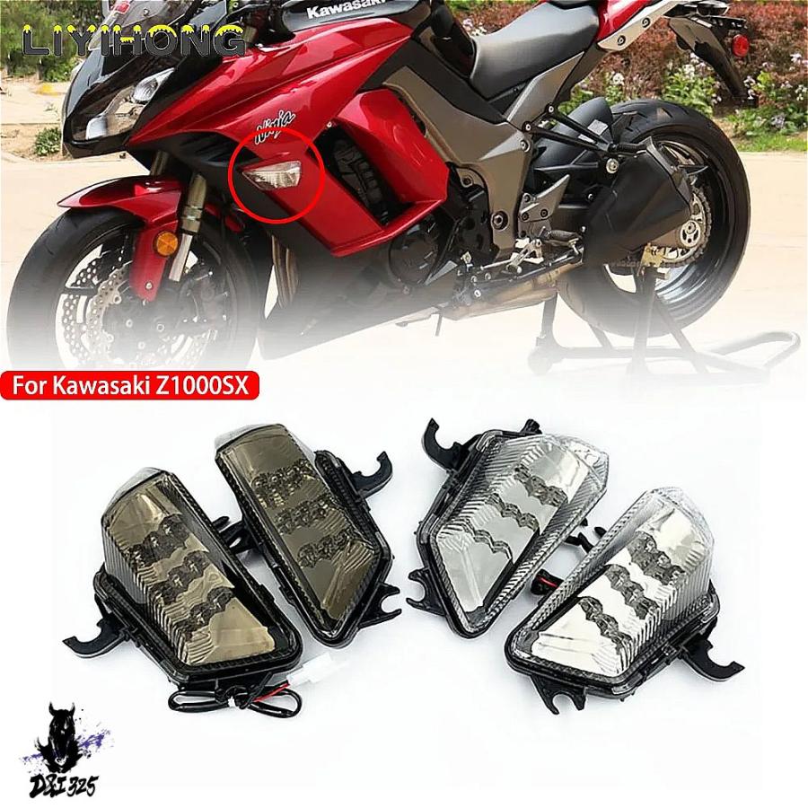 互換品】 カワサキ ニンジャ1000 1000R Z1000SX 2011-2016フロントLED