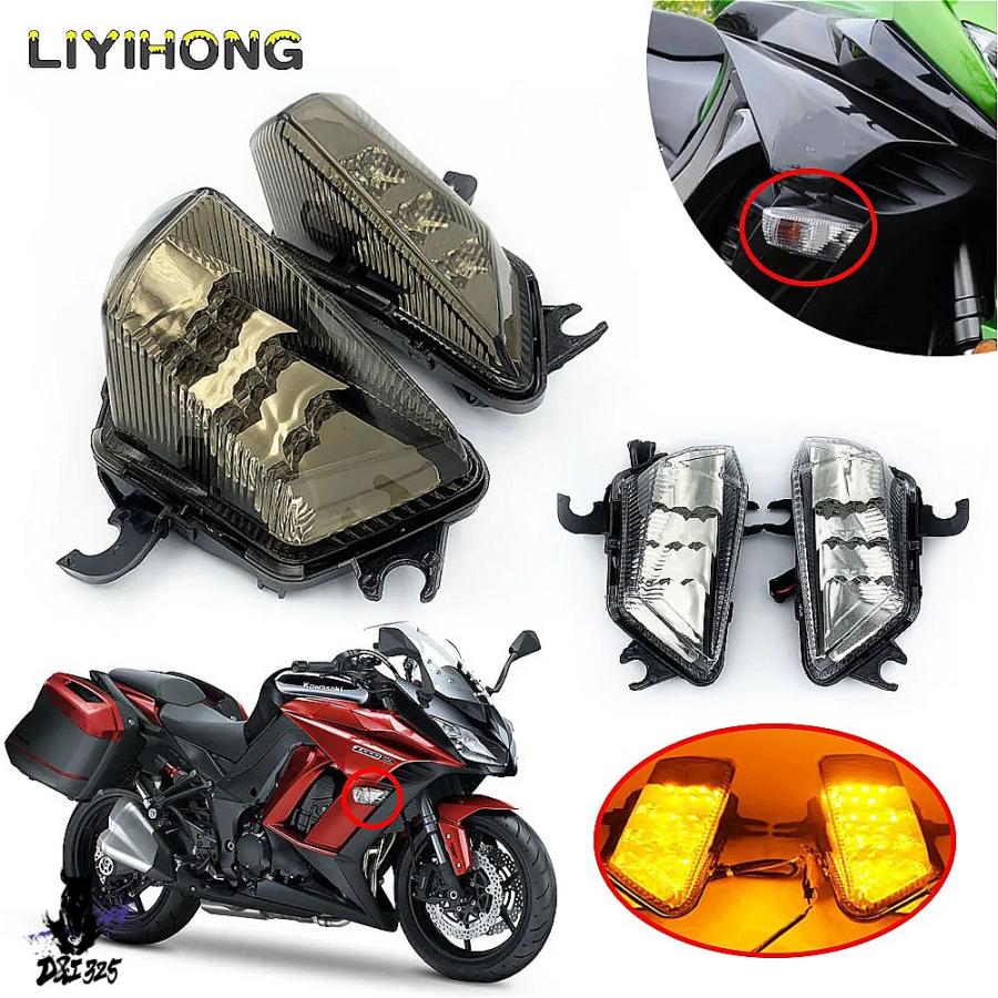 互換品】 カワサキ ニンジャ1000 1000R Z1000SX 2011-2016フロントLED