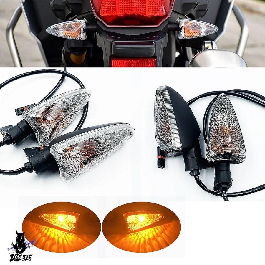 【互換品】 BMW R1200RS 2015-2018 インジケーターウインカーレンズカバー ウィンカーライトバイク 社外製の画像