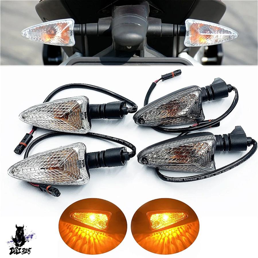 【互換品】 BMW R1200RS 2015-2018 インジケーターウインカーレンズカバー ウィンカーライトバイク 社外製の画像