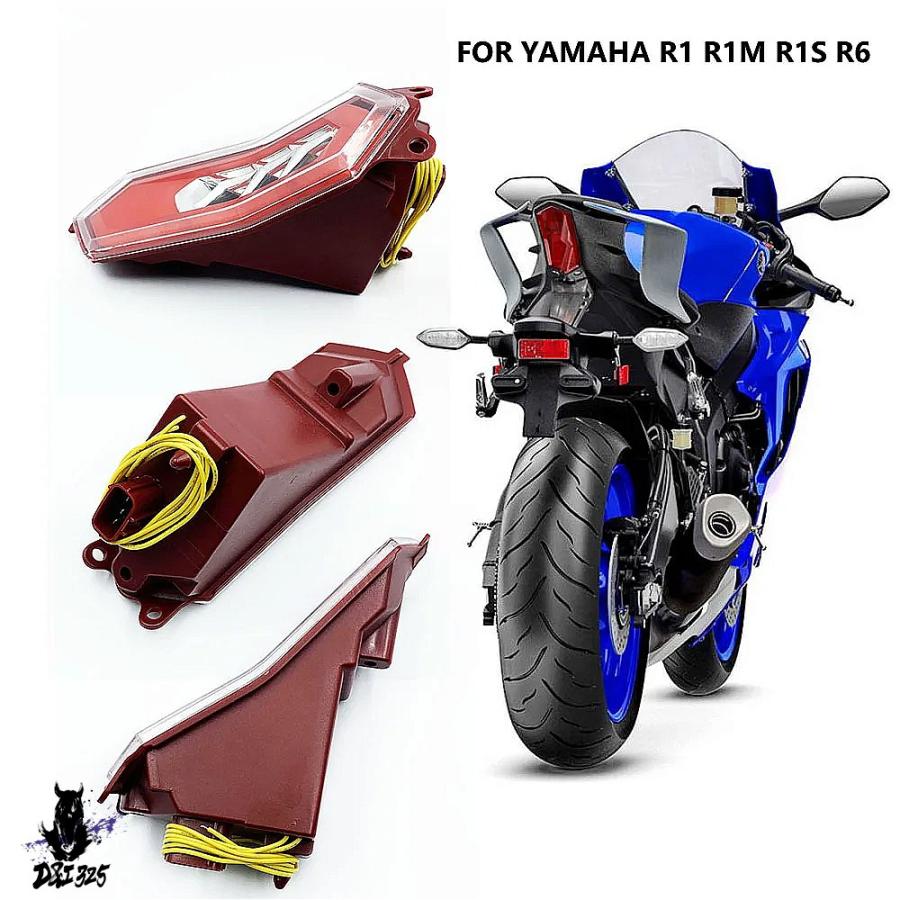 互換品】 ヤマハ YZF R1 R1M R1S 2015-2022用 統合LEDテールライト