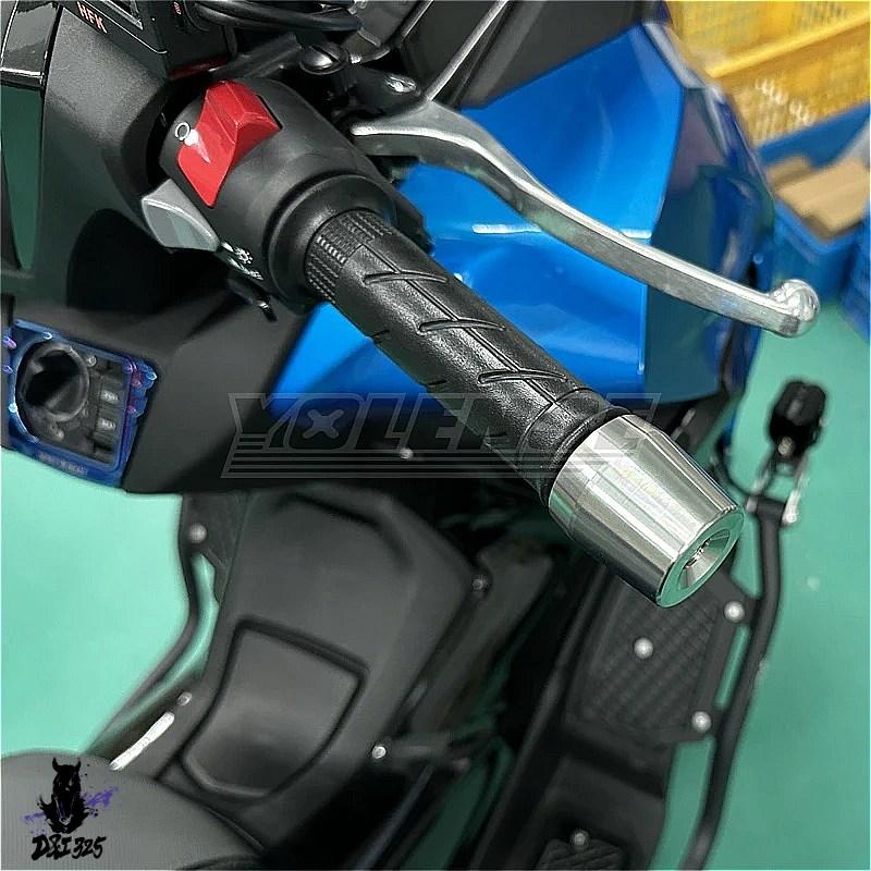 【互換品】 フォルツァ 350 NSS 350 グリップ・バランスプラグ・スライダー・ハンドルバーギアステンレス製 社外製の画像