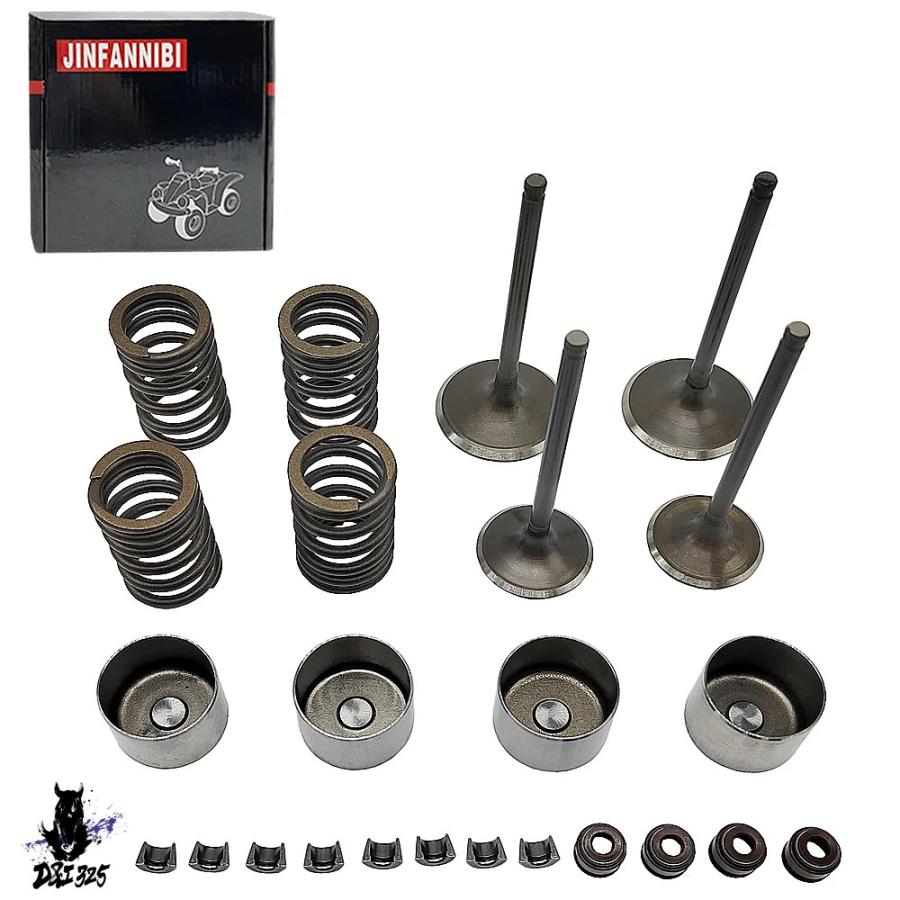【互換品】 スズキ DRZ400 DR-Z400 用シリンダーヘッドバルブシールスプリングキット 2000-2004 社外製の画像