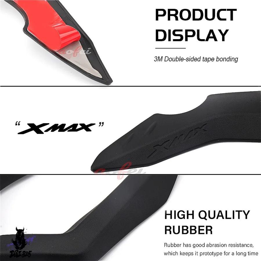 【互換品】 ヤマハ X-MAX 125 Xmax125 X-MAX 300 Xmax300 のバイクサイドエッジプロテクター 社外製の画像