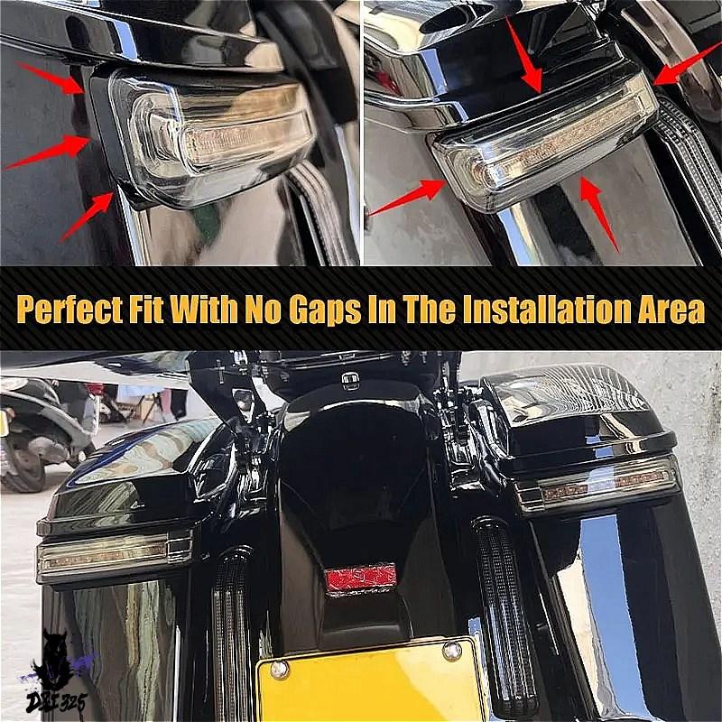 互換品】 ハーレーツーリング CVO 14 LEDテールライトとウィンカー付き