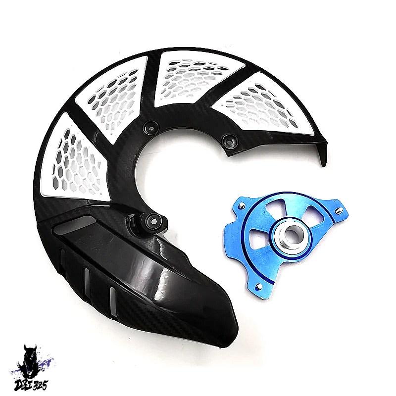 【互換品】 WR250R 2007-2014 用 フロントブレーキディスクローターガードカバープロテクター 社外製の画像