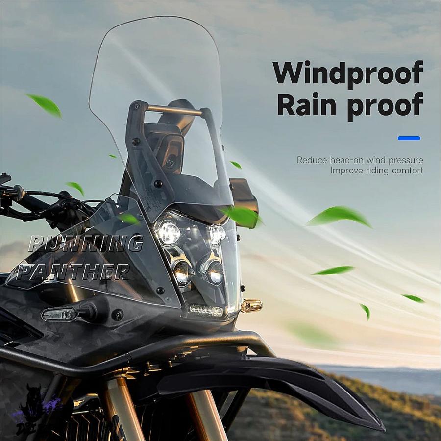 【互換品】 ヤマハ Tenere700 2021-2024 バイク用ウインディアンディフレクターキット 社外製の画像