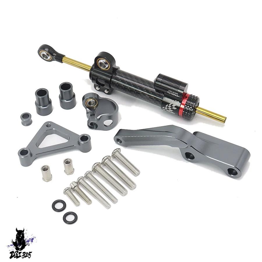 【互換品】 ドゥカティ モンスター1100 1100s 2008用 ステアリングダンパースタビライザー取り付けブラケットキット 社外製_10