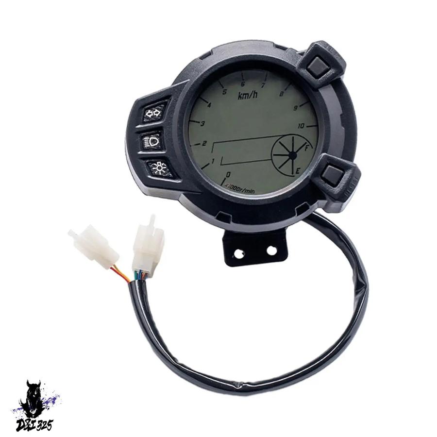 【互換品】 ヤマハbws125 12V デジタルLCDスピードメーター タコメーター 走行距離計 多機能 社外製
