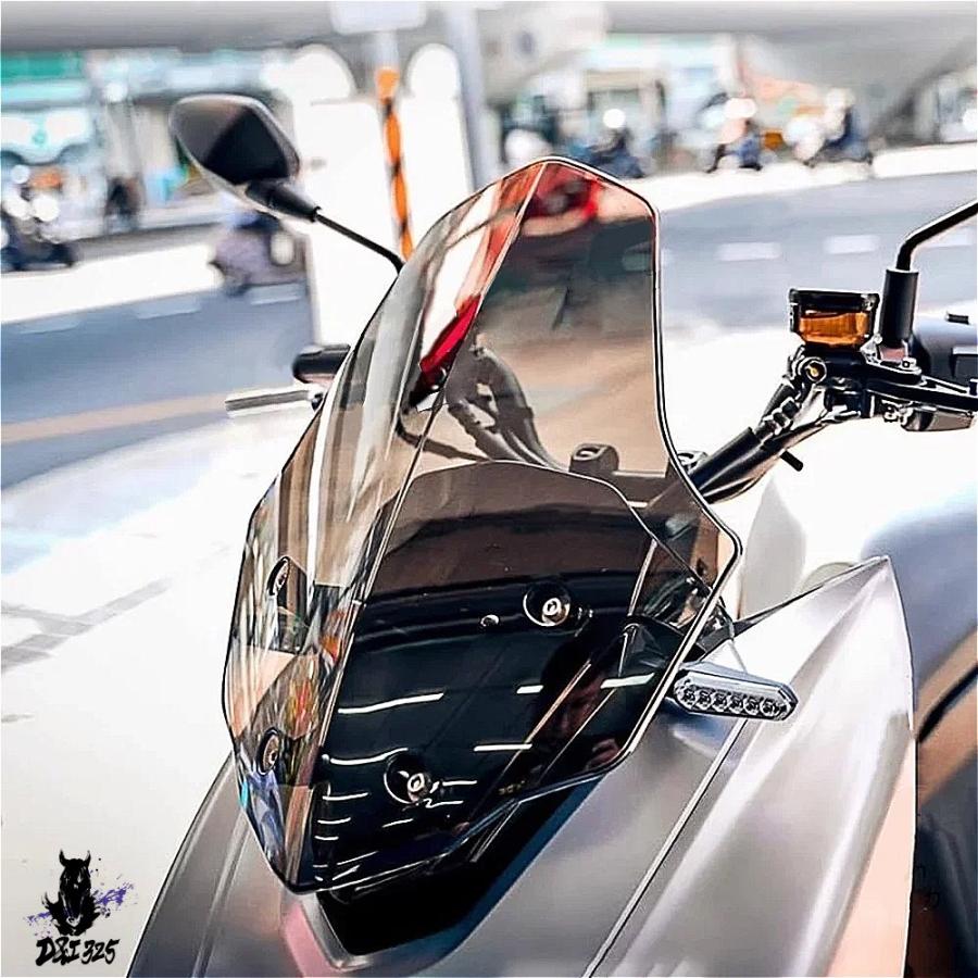 【互換品】 SYM MMB-CU150 MMB-CU158 バイク用フロントガラスウィンドスクリーンシールドデフレクターガード 社外製の画像