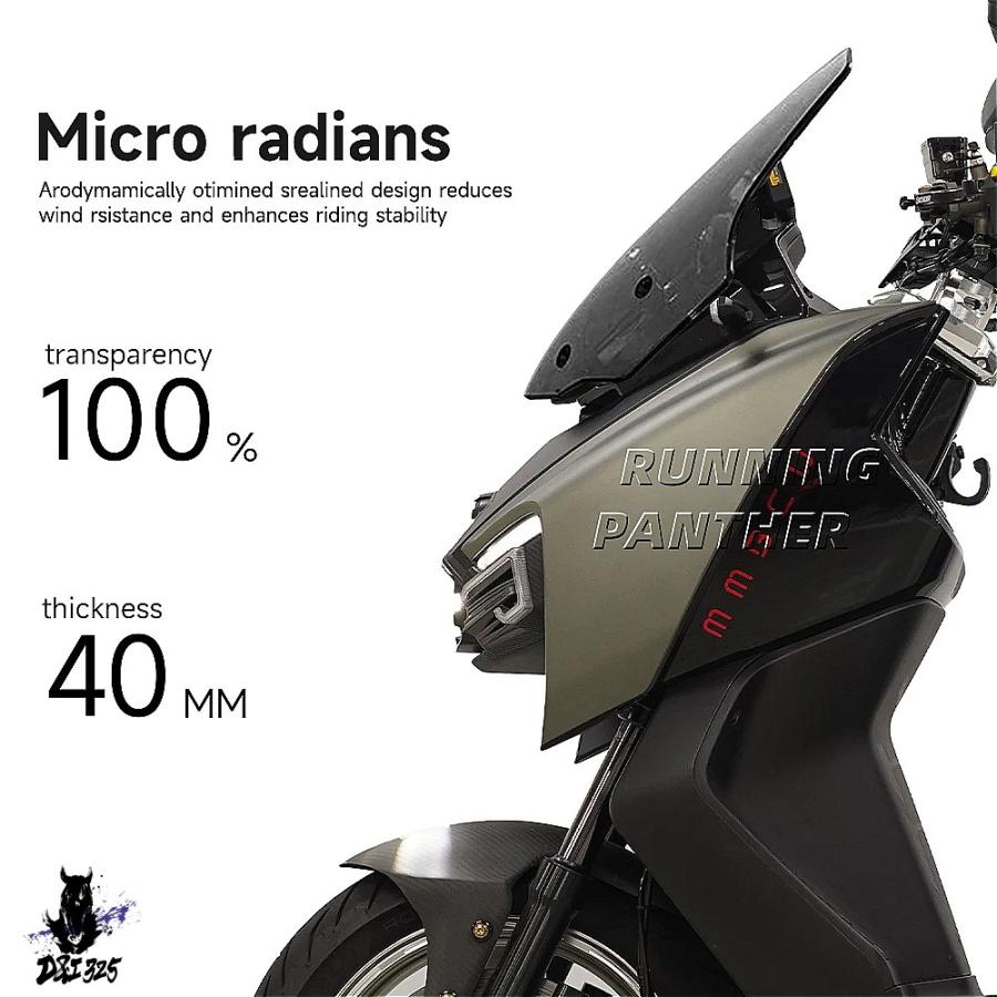 【互換品】 SYM MMB-CU150 MMB-CU158 バイク用フロントガラスウィンドスクリーンシールドデフレクターガード 社外製の画像