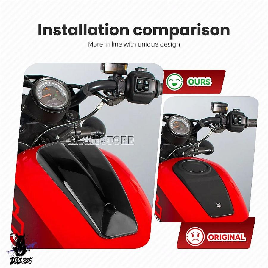 【互換品】 ハーレーナイトスター975 R975S用 ガスタンクトリムパネル ダッシュボード 燃料コンソール バイク中央制御カバー2022 ...