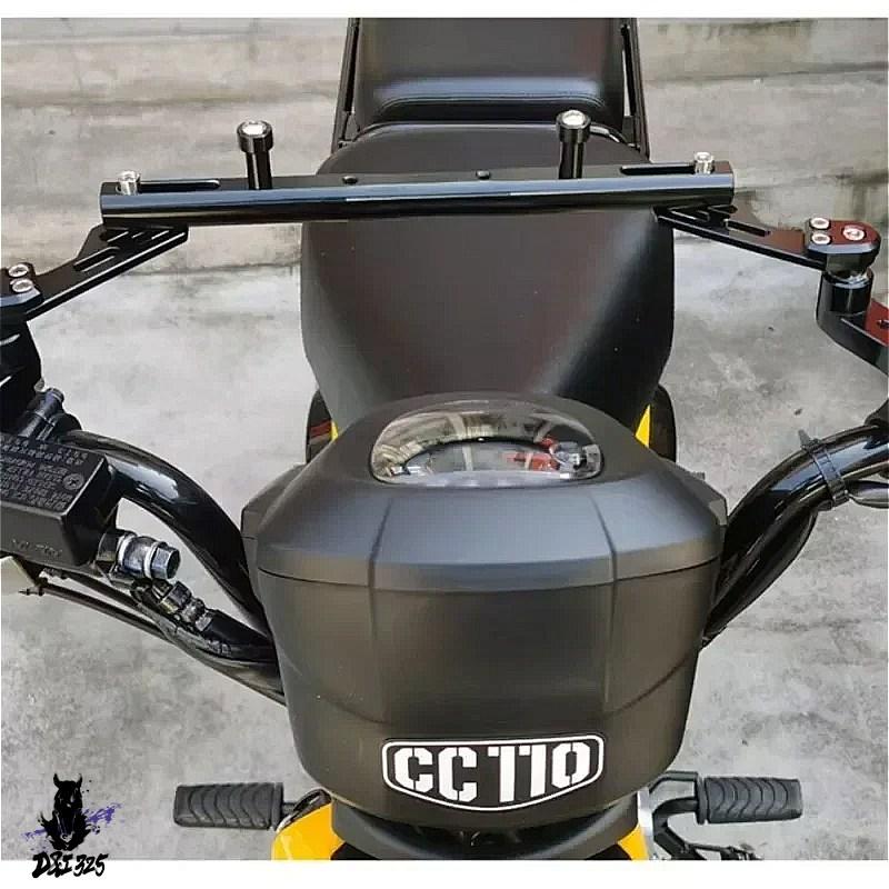 【互換品】 ホンダ スーパーカブ CT125 2021年モデル バイク用ハンドルバーアクセサリーマウント 携帯電話ナビゲーションマウント DVR サポートバー 社外製_1