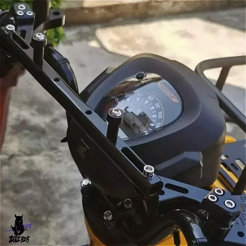 【互換品】 ホンダ スーパーカブ CT125 2021年モデル バイク用ハンドルバーアクセサリーマウント 携帯電話ナビゲーションマウント DVR サポートバー 社外製_2