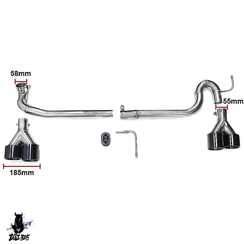 互換品】 BMW F10 F11 520i 523i 525i 528i 530i用 ダブルステンレス