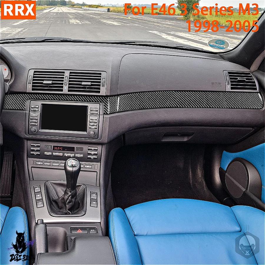  E46 ツーリング　内装トリムセット 互換品】 BMW 3シリーズ e46 M3 1998-2006 カーボンステッカー