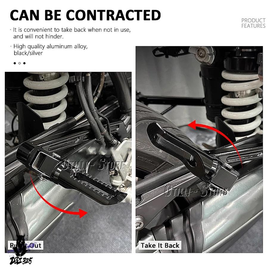 【互換品】 BMW R nineT 2014年 ペダルフットレスト ペグレストブラケット 社外製_9