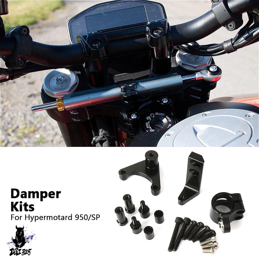 互換品】 Ducati ハイパーモタード 950 SP 用 ステアリングダンパー