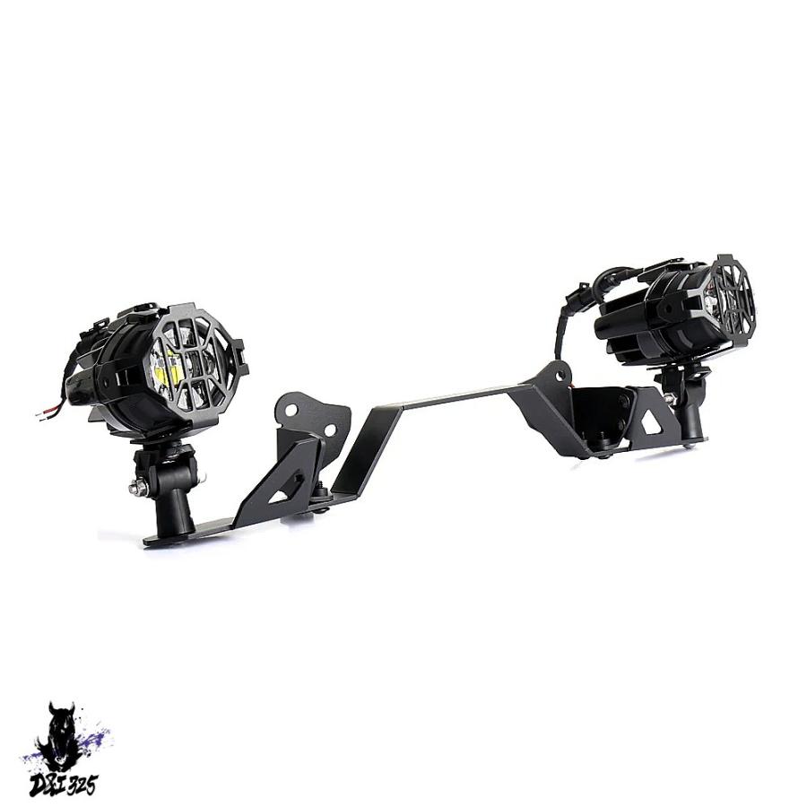 【互換品】 ヤマハ XTZ1200 XT1200Z スーパーテネレ 2014-2019用 ステンレス製フォグランプマウント補助ライトブラケット 社外製_3