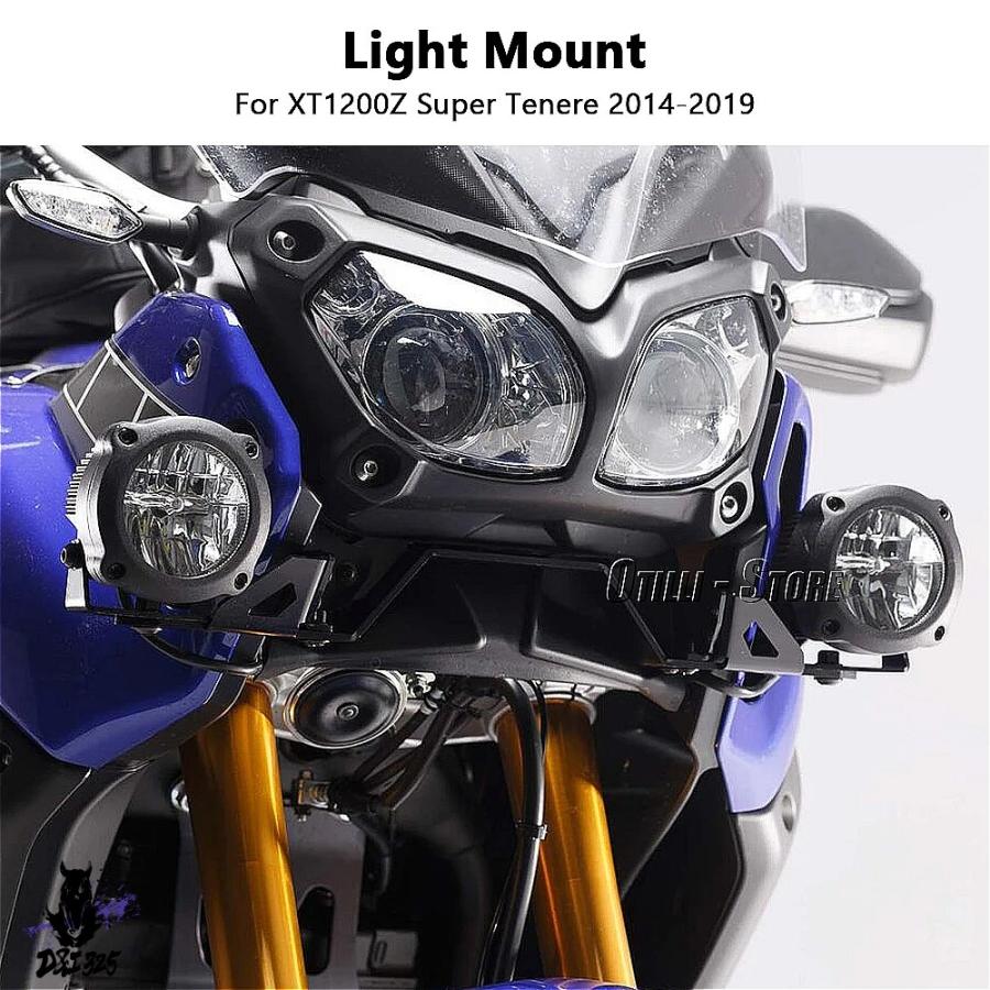 【互換品】 ヤマハ XTZ1200 XT1200Z スーパーテネレ 2014-2019用 ステンレス製フォグランプマウント補助ライトブラケット 社外製_4