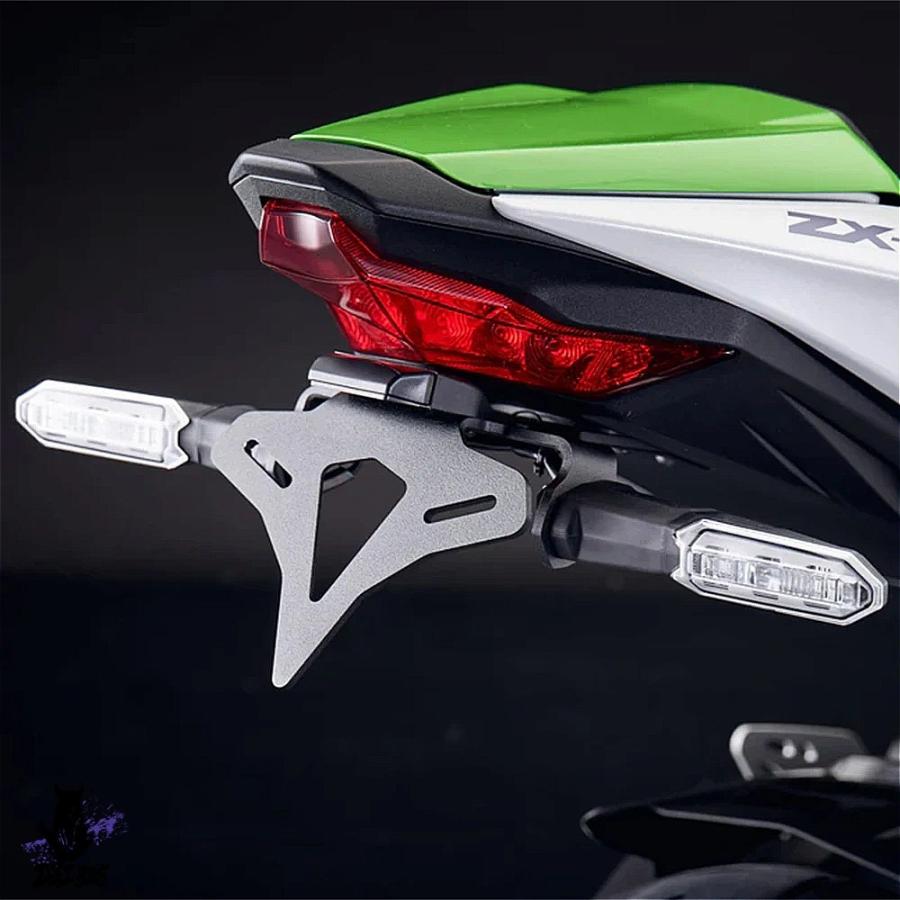 互換品】 カワサキ ZX-6R 2019-2025用 ショートライセンスナンバー