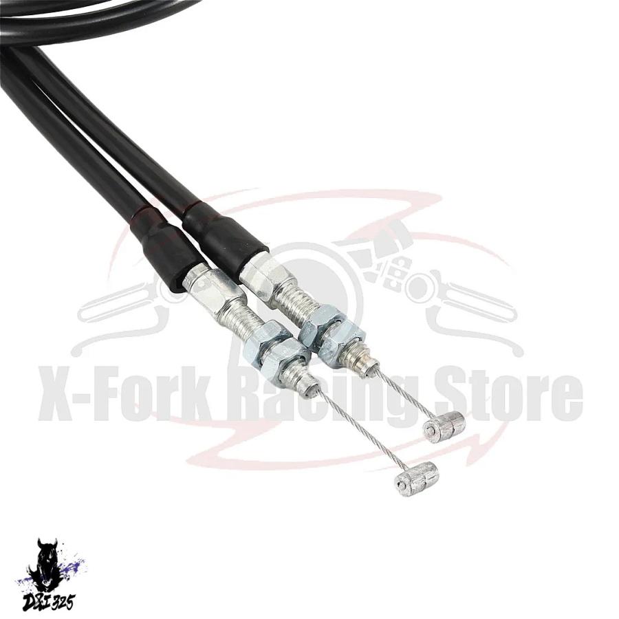 【互換品】 ヤマハ R6 R6S 2003-2009用 ガスプッシュプル スロットルケーブル 5SL-26311-00-00 5SL-26312-00-00 社外製の画像