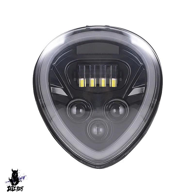 【互換品】 ヤマハ XV1900 ロードライナー用 CE承認済LEDヘッドライトアセンブリ2006-2017 社外製の画像