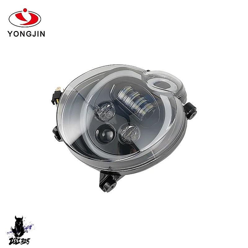 互換品】 ヤマハ VMAX 1700 LED ヘッドライト E-MARK E9バイク用 : D&I