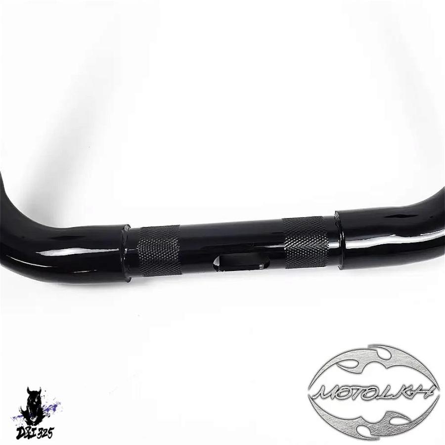 【互換品】 ハーレーツーリングCVOロードグライドFLTRX 2014-2023用 12インチ14インチライズバットウィングフェアリングバーエイプハンガーハンドルバー 名未指 |  | 07