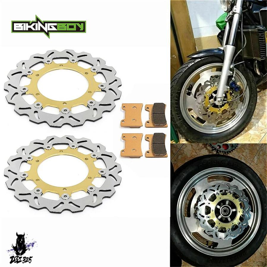 互換品】 ヤマハ VMAX 1200 フロントブレーキディスク ローターパッド