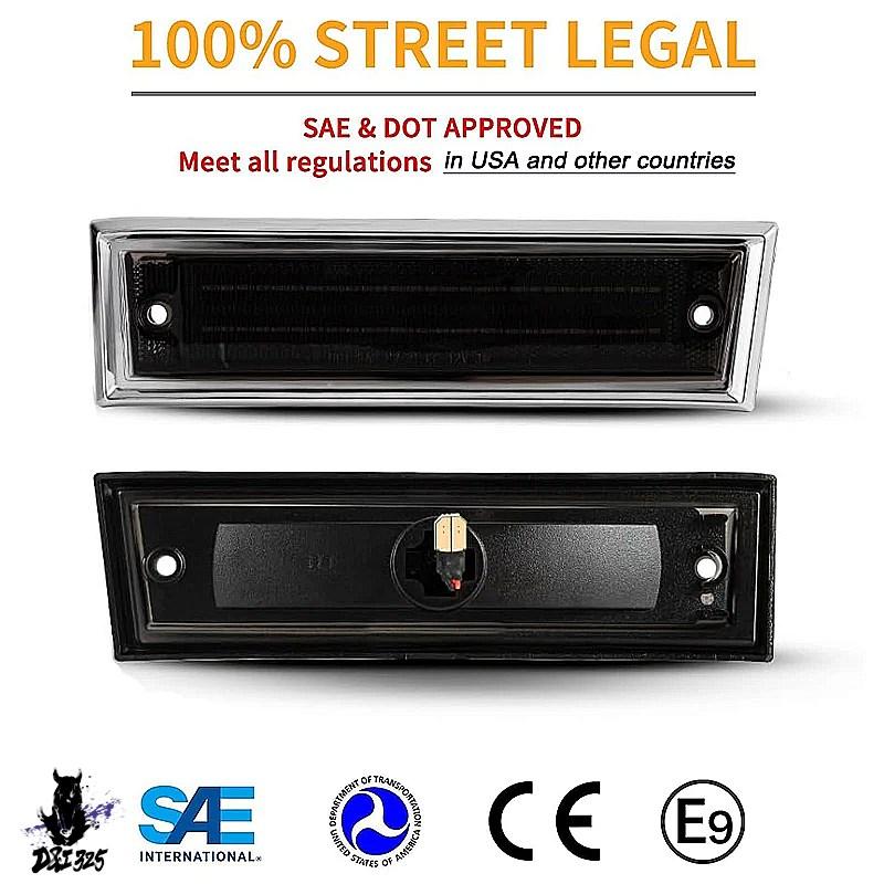 【互換品】 LEDサイドマーカーウィンカーライト chevy subアーバン r1500 r2500 v1500 v2500c10 c20 c30 k10 k20 k30 k5 r1500 r2500 ブレザー適合 社外製の画像