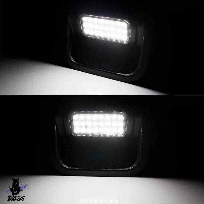 【互換品】 2 個白色 LED トラックベッドマルチプロテールゲートリアステップライト 2019-2021 GMC シエラ 1500 \u0026 20 社外製の画像
