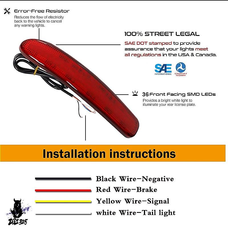 【互換品】 2008-2014 ミニクーパークラブマン R55用 LEDリアバンパーリフレクターブレーキテールライトシーケンシャルウインカーリアフォグランプ 12V 社外製_3