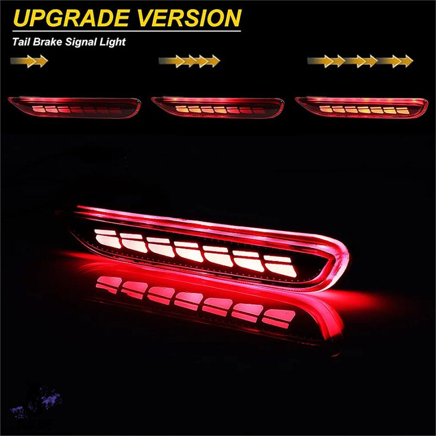【互換品】 リアバンパーリフレクター ブレーキライト LEDフォグ ウインカーライト インフィニティq30 q60 q70 qx56 qx60 日産アルティマ 社外製_4